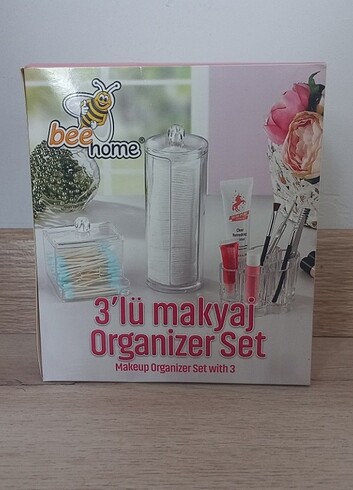 3 lü Makyaj Organizer Set