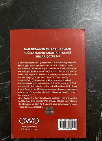  Greg Taylor - Süleymanin Anahtarı ve Şifreleri