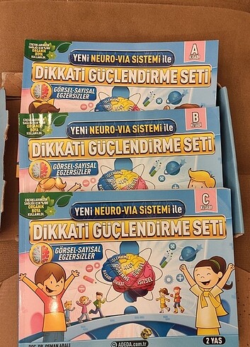  Beden Adeda dikkat güçlendirme seti