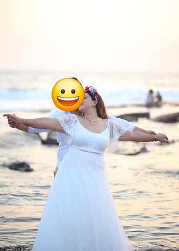 Bohem V Yaka Uzun A Kesim Gelinlik - Görsel 7