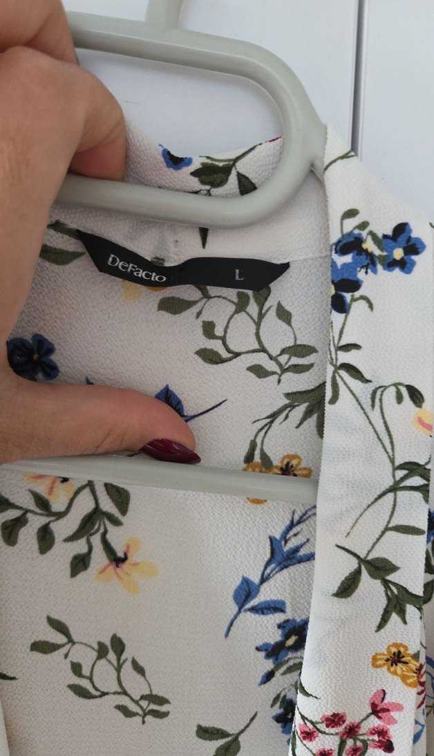 Çiçek Desenli Bohem gömlek - Görsel 4