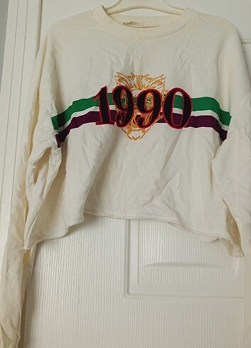 l Beden beyaz Renk Sweatshirt
