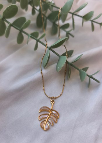 Bohem Zincir Detaylı Altın Midi Kolye - Görsel 2