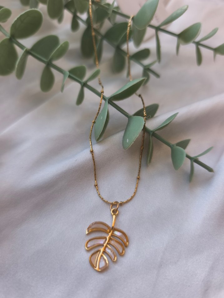 Bohem Zincir Detaylı Altın Midi Kolye - Görsel 2