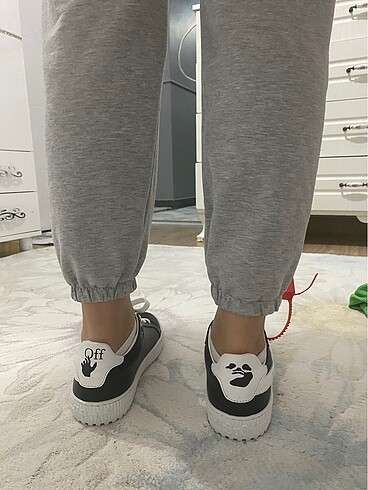Off-White OFF-WHITE SİYAH BEYAZ SPOR AYAKKABI