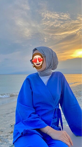 bağlamalı kimono takım