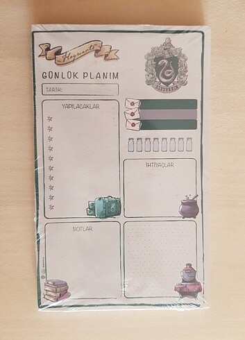 Harry Potter Günlük Planlayıcı Notepad