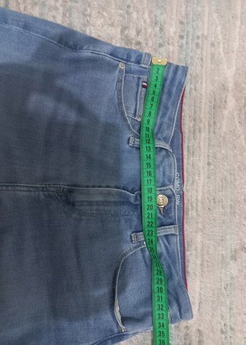 Gri Kadın Denim Pantolon, Regular Fit - Görsel 8
