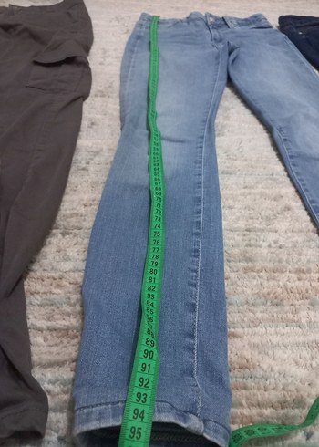 Gri Kadın Denim Pantolon, Regular Fit - Görsel 15