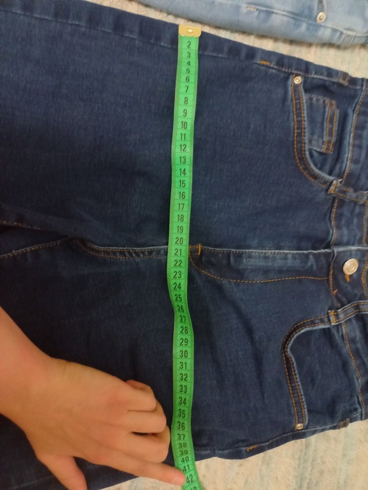 Gri Kadın Denim Pantolon, Regular Fit - Görsel 4