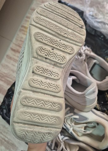 Gri Stiletto Topuklu Kadın Spor Ayakkabı - Görsel 5