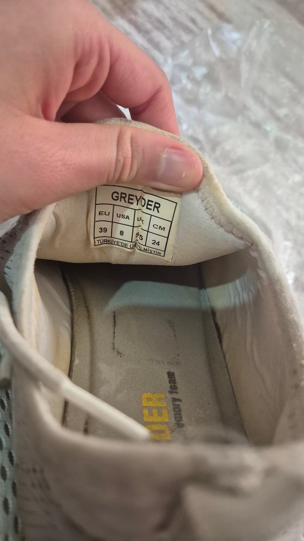 Gri Stiletto Topuklu Kadın Spor Ayakkabı - Görsel 4