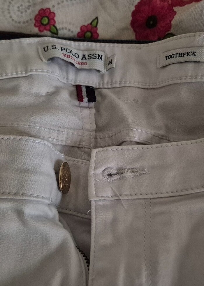 Us polo beyaz pantolon - Görsel 2