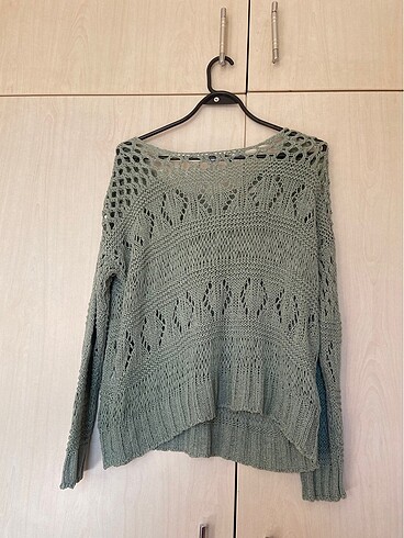 s Beden Trendyolmilla mint yeşili örme bluz