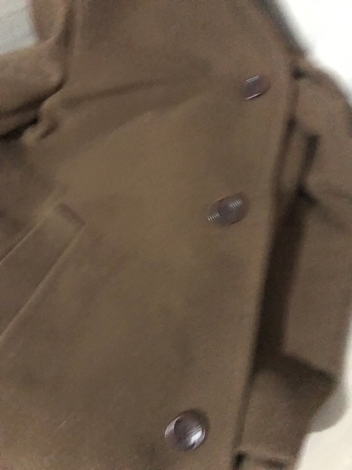 Düğmeli Kahverengi Süet Erkek Kaban - Görsel 4