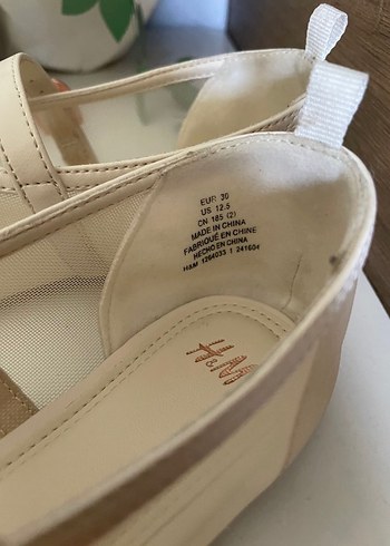 Kız Çocuk Bej file Ayakkabı - Görsel 5