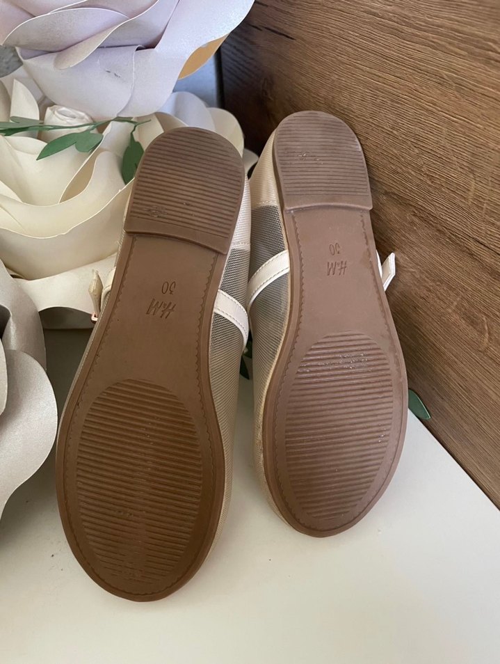 Kız Çocuk Bej file Ayakkabı - Görsel 4