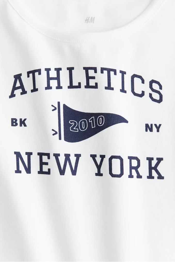 H&M baskılı pamuklu tişört - Görsel 2