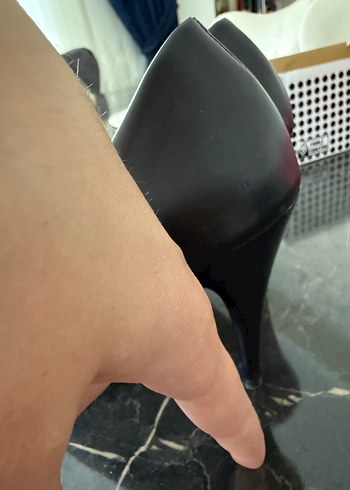36 Beden siyah Renk Siyah Stiletto Topuklu Klasik Kadın Ayakkabı