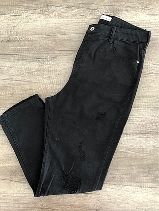 Bershka Siyah mom jean