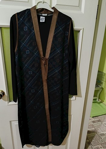 yelek kazak uzun ikili takım - Görsel 2