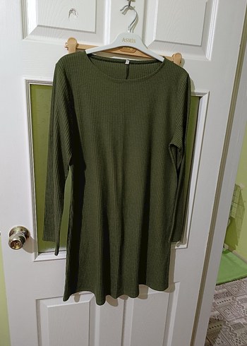 Kadın Haki Uzun Salaş üçlü takım - Görsel 5