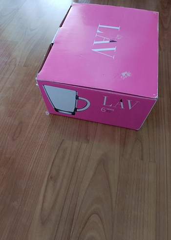 LAV Vega 6'lı Modern Cam Kupa Seti - Görsel 5