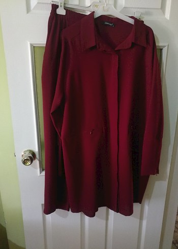 Bordo ceremony pantolonlu takım - Görsel 2