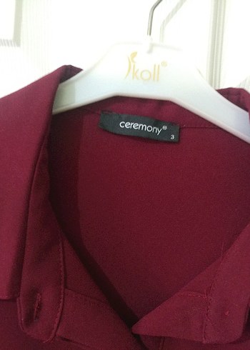 Bordo ceremony pantolonlu takım - Görsel 6