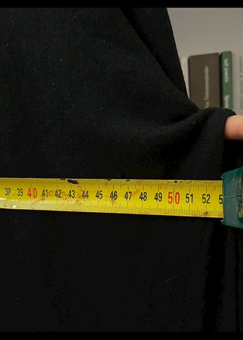 Siyah Düğmeli Uzun Kollu İnce Triko Hırka - Görsel 5