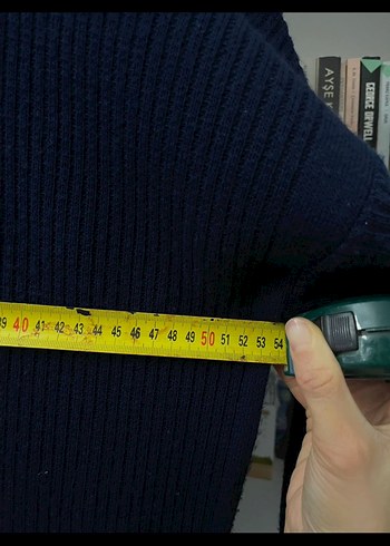 Siyah Triko Uzun Kollu Yüksek Yakalı Elbise - Görsel 4