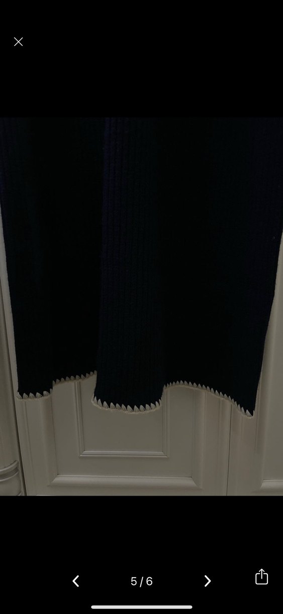 Siyah Triko Uzun Kollu Yüksek Yakalı Elbise - Görsel 5