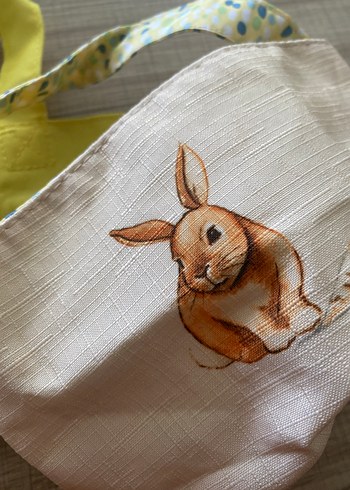 Tavşan Figürlü ve Saklama Çantası organize tchibo marka - Görsel 3