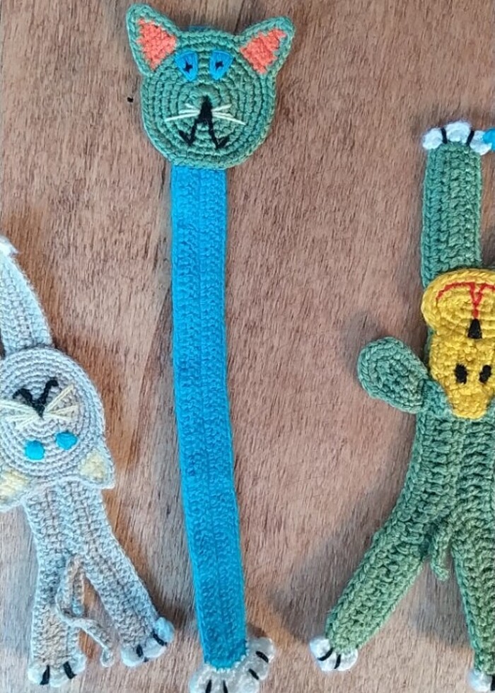 Kitap Ayracı (4 adet) El yapımı. - Görsel 4