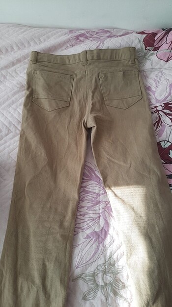 11-12 Yaş Beden Limon marka camel renk pantolon