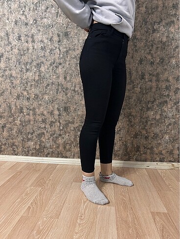 Siyah kot pantolon - Görsel 3