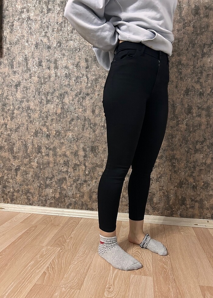 Siyah kot pantolon - Görsel 2