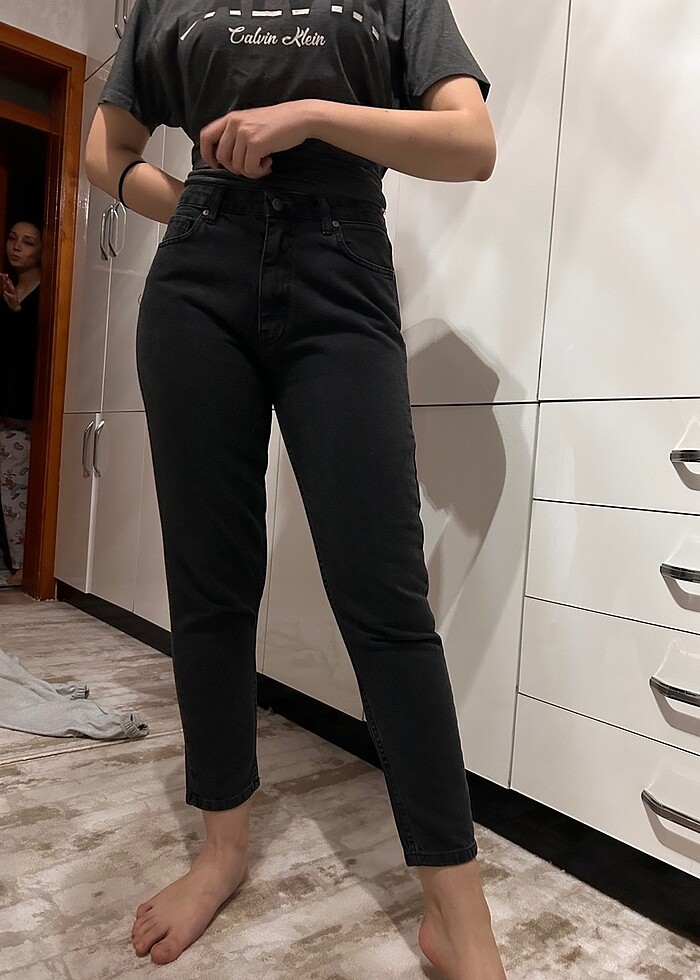 Siyah kot pantolon - Görsel 3