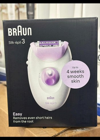 Braun Epilatör Epilasyon Silk-épil 3 Epilatör Beyaz
