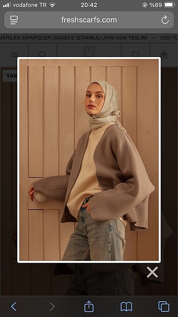 Freshscarfs fil dişi jakar şal