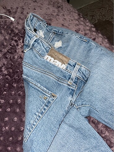 36 Beden Mavi jeans kot pantolon