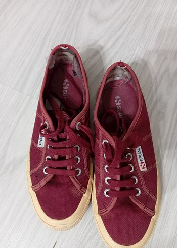 Superga Bordo Superga Kadın Spor Ayakkabı