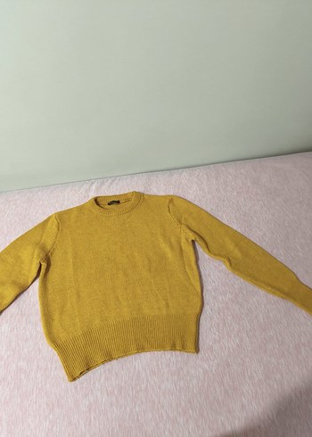 Sarı Kadın Triko Kazak - Görsel 4