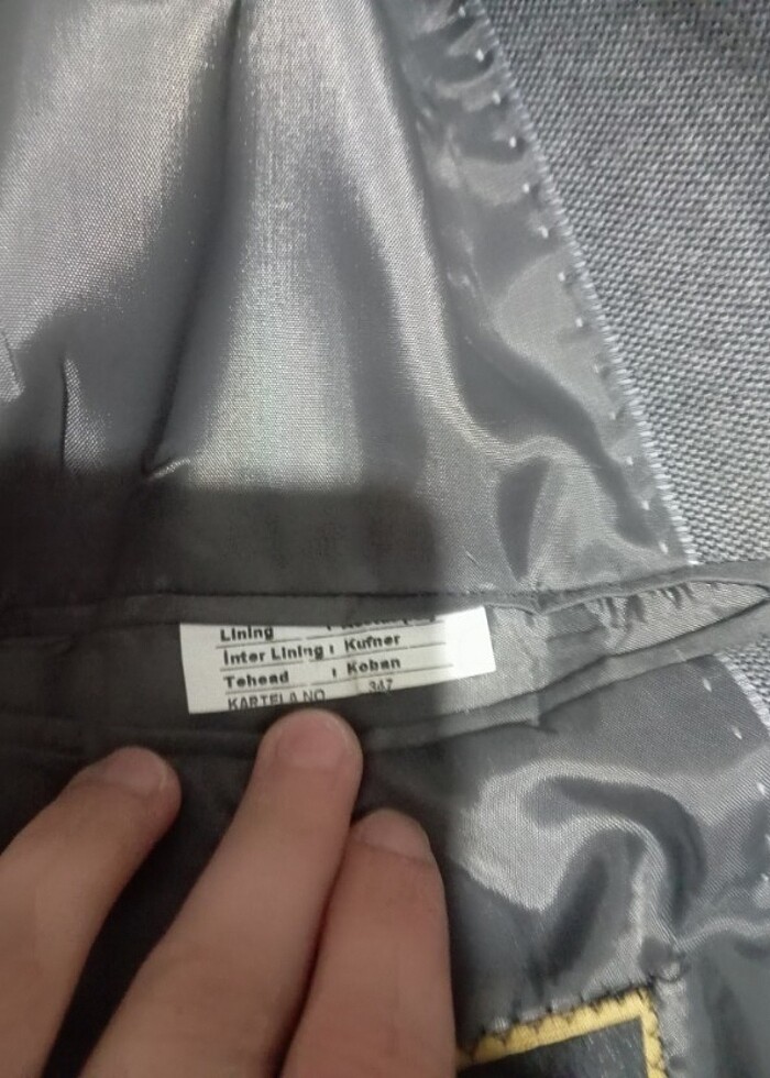 Ceket grı - Görsel 5