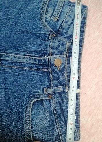 27 Beden lacivert Renk Koton mom Jean