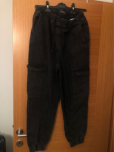 Beli lastikli Defacto kot jean pantolon 44 beden