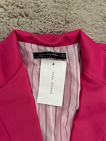 s Beden Zara Pembe Blazer Ceket