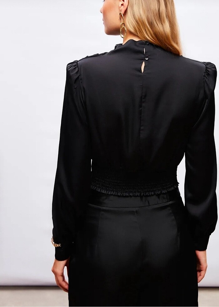 Sateen marka bluz - Görsel 2