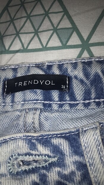 36 Beden mavi Renk Straight Jean