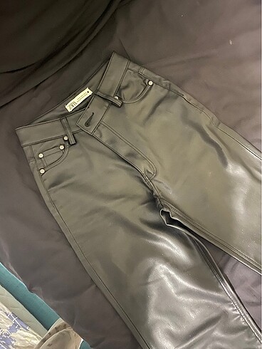 xs Beden Zara deri pantolon